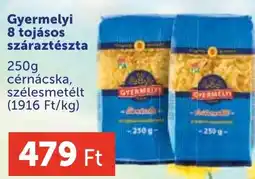 PRIVÁT Gyermelyi 8 tojásos száraztészta ajánlat