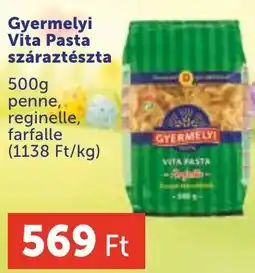 PRIVÁT Gyermelyi Vita Pasta száraztészta ajánlat