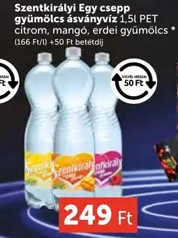 PRIVÁT Szentkirályi Egy csepp gyümölcs ásványvíz ajánlat
