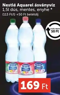 PRIVÁT Nestlé Aquarel ásványvíz ajánlat