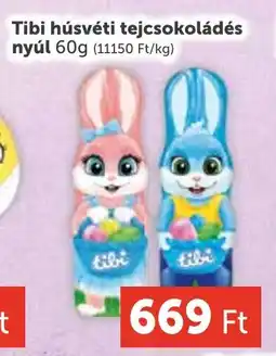 PRIVÁT Tibi húsvéti tejcsokoládés nyúl ajánlat