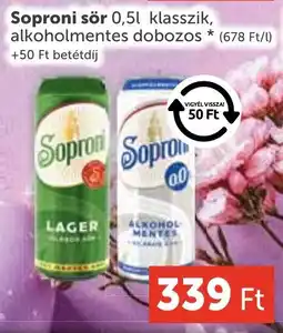 PRIVÁT Soproni sör ajánlat
