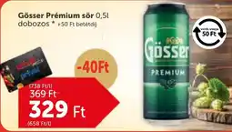 PRIVÁT Gösser Prémium sör ajánlat