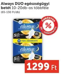 PRIVÁT Always DUO egészségügyi betét ajánlat