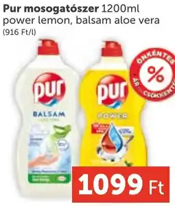 PRIVÁT Pur mosogatószer ajánlat