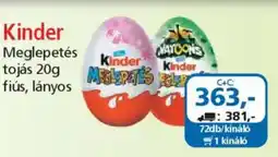 ÁRKLUB Kinder Meglepetés tojas ajánlat
