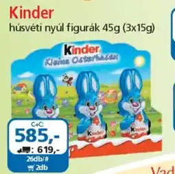 ÁRKLUB Kinder húsvéti nyúl figurák ajánlat
