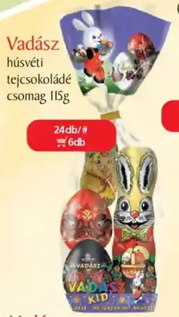 ÁRKLUB Vadász húsvéti tejcsokoládé ajánlat