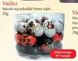ÁRKLUB Vadász húsvéti tejcsokoládé hímes tojás ajánlat