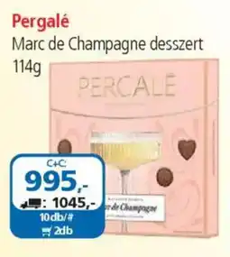 ÁRKLUB Pergalé Marc de Champagne desszert ajánlat