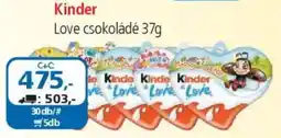 ÁRKLUB Kinder Love csokoládé ajánlat