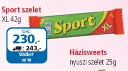 ÁRKLUB Sport szelet XL ajánlat