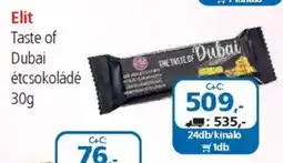 ÁRKLUB Elit Taste of Dubai étcsokoládé ajánlat