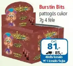 ÁRKLUB Burstin Bits pattogós cukor ajánlat