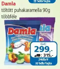 ÁRKLUB Damla töltött puhakaramella ajánlat