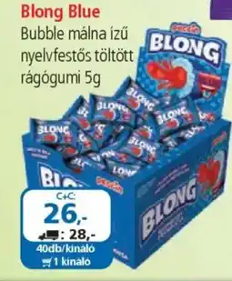 ÁRKLUB Blong Blue Bubble málna ízű nyelvfestős töltött rágógumi ajánlat