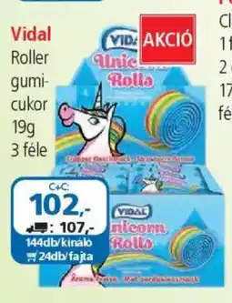 ÁRKLUB Vidal Roller gumicukor ajánlat