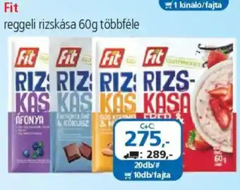 ÁRKLUB Fit reggeli rizskása ajánlat