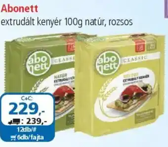 ÁRKLUB Abonett extrudált kenyér ajánlat