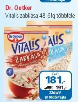 ÁRKLUB Dr. Oetker Vitalis zabkása ajánlat