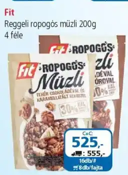 ÁRKLUB Fit Reggeli ropogós müzli ajánlat