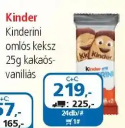 ÁRKLUB Kinder Kinderini omlós keksz ajánlat