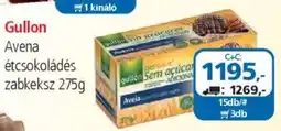 ÁRKLUB Gullon Avena étcsokoládés zabkeksz ajánlat
