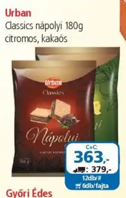 ÁRKLUB Urban Classics nápolyi ajánlat