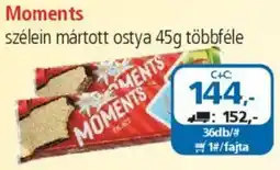 ÁRKLUB Moments szélein mártott ostya ajánlat