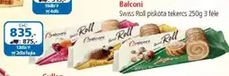 ÁRKLUB Balconi Swiss Roll piskóta tekercs ajánlat