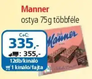 ÁRKLUB Manner ostya ajánlat