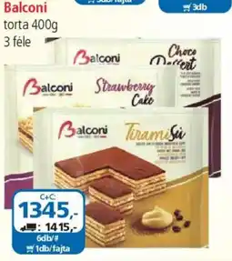 ÁRKLUB Balconi torta ajánlat