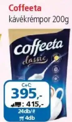 ÁRKLUB Coffeeta kávékrémpor ajánlat