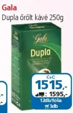 ÁRKLUB Gala Dupla őrölt kávé ajánlat