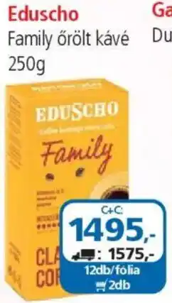 ÁRKLUB Eduscho Family őrölt kávé ajánlat