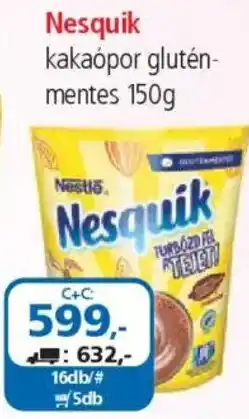 ÁRKLUB Nesquik kakaópor gluténmentes ajánlat