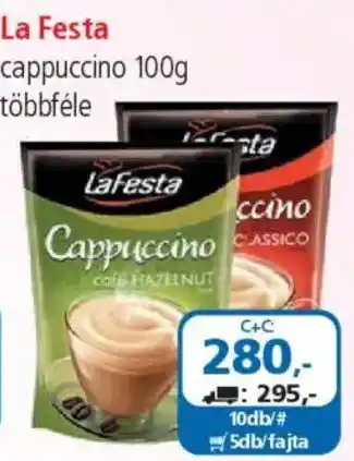 ÁRKLUB La Festa cappuccino ajánlat
