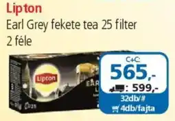 ÁRKLUB Lipton Earl Grey fekete tea ajánlat