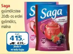 ÁRKLUB Saga gyümölcstea ajánlat