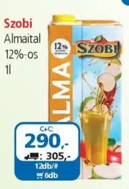 ÁRKLUB Szobi Almaital 12% ajánlat