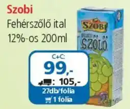 ÁRKLUB Szobi Fehérszőlő ital ajánlat