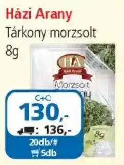 ÁRKLUB Házi Arany Tárkony morzsolt ajánlat