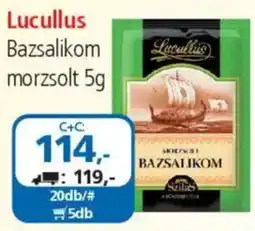 ÁRKLUB Lucullus Bazsalikom morzsolt ajánlat