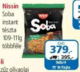 ÁRKLUB Nissin Soba instant tészta ajánlat