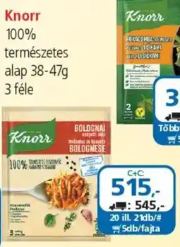 ÁRKLUB Knorr 100% természetes alap ajánlat