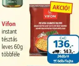 ÁRKLUB Vifon instant tésztás leves ajánlat