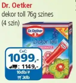 ÁRKLUB Dr. Oetker dekor toll ajánlat