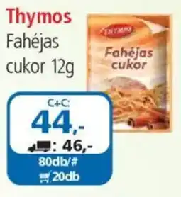 ÁRKLUB Thymos Fahéjas cukor ajánlat