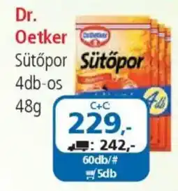 ÁRKLUB Dr. Oetker Sütőpor ajánlat