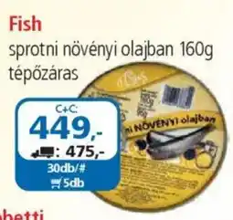 ÁRKLUB Fish sprotni növényi olajban ajánlat